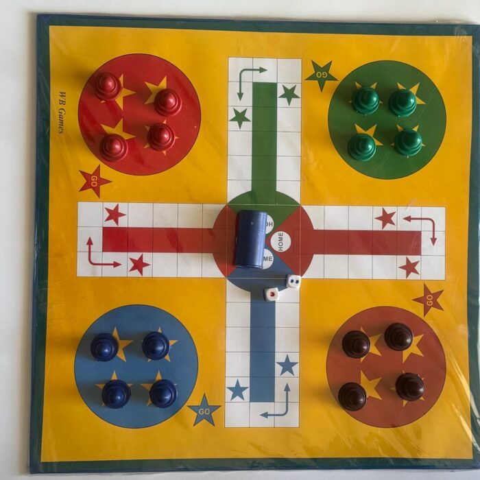 Parcheesi board (Ludo game)